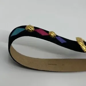 Doncaster | Accessories | Doncaster Black Suede Belt With  display picture 2